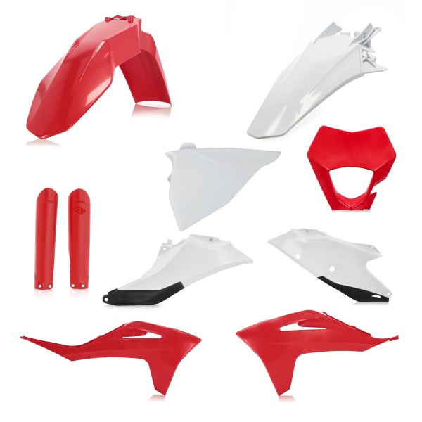 Kit de Plásticos Completo Acerbis para GasGas Rojo/Blanco