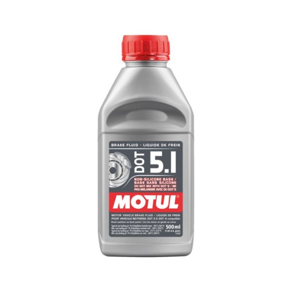 Fluido Liga de Frenos/Clutch MOTUL DOT 5.1 de 500mL