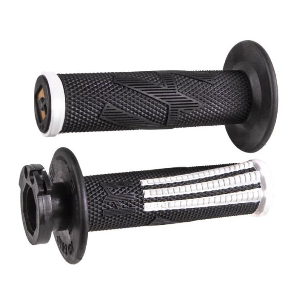 Puños Grips ODI Lock-On EMIG2 PRO Negro/Blanco