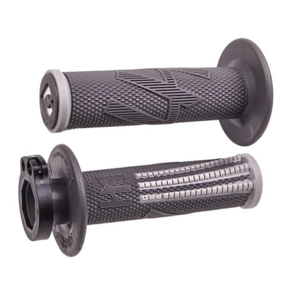 Puños Grips ODI Lock-On EMIG2 PRO Grafito/Gris