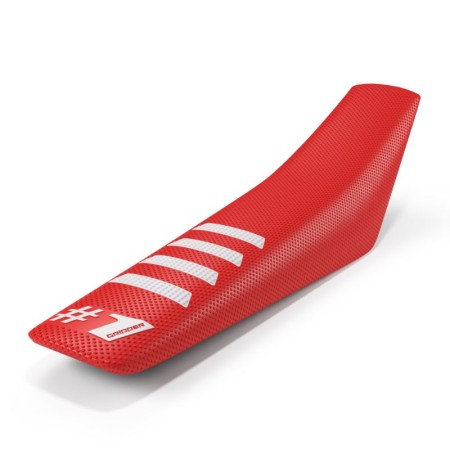 Forro de Asiento ONE GRIPPER con Barras - Red/White